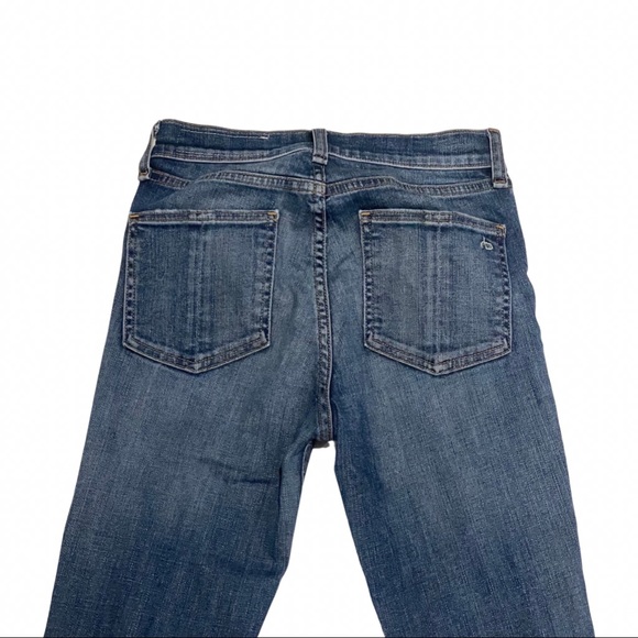 Rag & Bone Blue High-Rise Skinny Jeans Size 24 - Picture 5 of 9